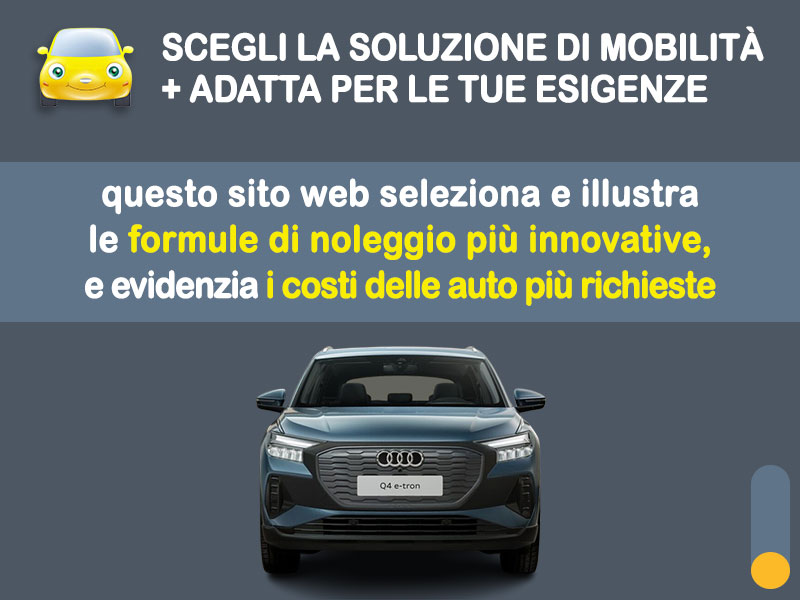 Offerta SUV e CrossOver AUDI Q4 e-tron: come noleggiarla e quanto costa Elettrica  foto 1