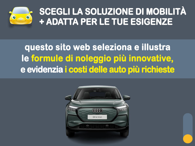 Offerta SUV e CrossOver AUDI Q4 Sportback e-tron: come noleggiarla e quanto costa Elettrica  foto 1