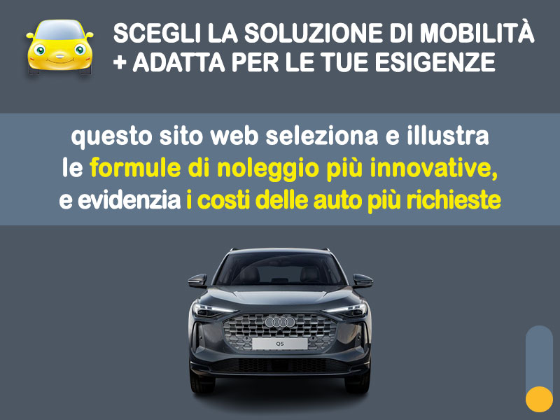 Offerta SUV e CrossOver AUDI Q5 e-hybrid quattro: come noleggiarla e quanto costa Plug-in Hybrid  foto 1