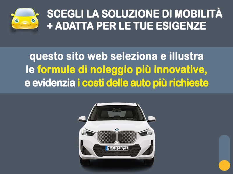 Offerta SUV e CrossOver BMW iX1: come noleggiarla e quanto costa Elettrica  foto 1