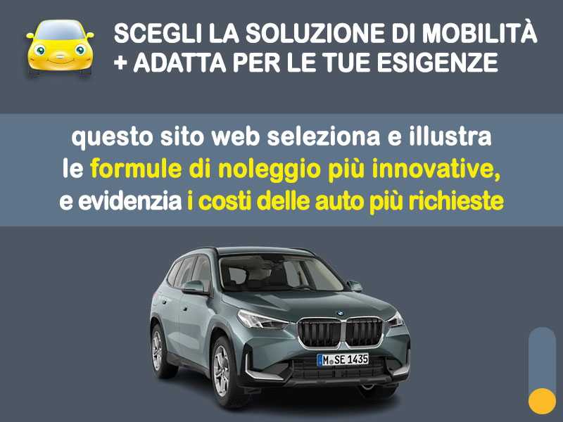 Offerta SUV e CrossOver BMW X1: come noleggiarla e quanto costa Varie motorizzazioni  foto 1