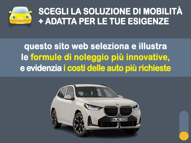 Offerta SUV e CrossOver BMW X3: come noleggiarla e quanto costa Varie motorizzazioni  foto 1
