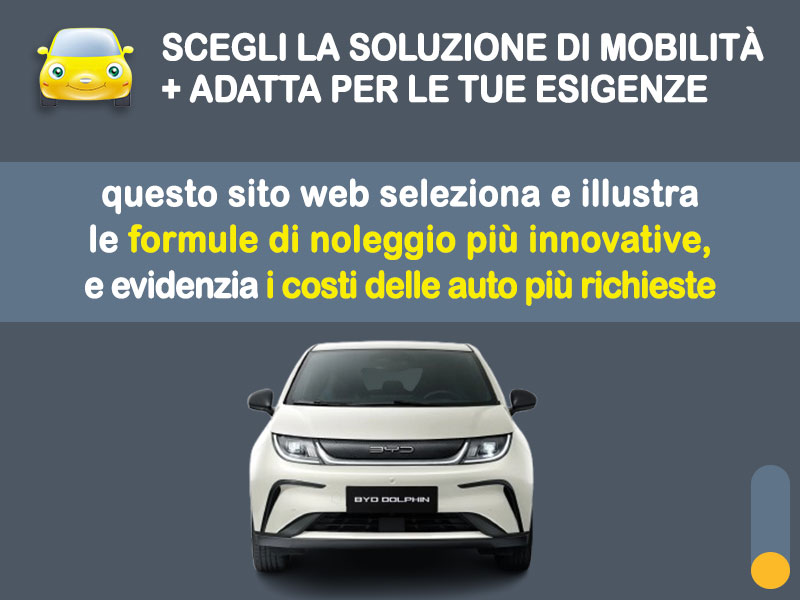 Offerta City car BYD DOLPHIN: come noleggiarla e quanto costa Elettrica  foto 1
