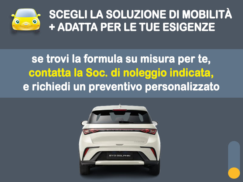 Offerta City car BYD DOLPHIN: come noleggiarla e quanto costa Elettrica  foto 3