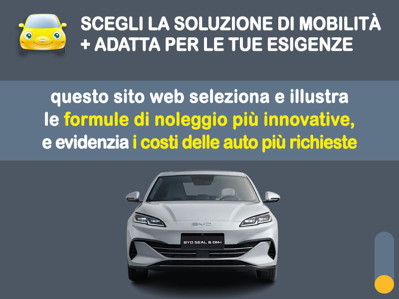Offerta Berlina BYD SEAL 6 DM-I: come noleggiarla e quanto costa Plug-in Hybrid  foto 1