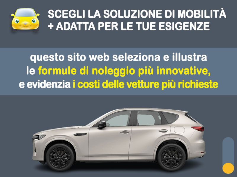 Offerta SUV e CrossOver Come noleggiare una MAZDA CX-60 2025 HOMURA IBRIDA DIESEL e quanto costa? Scopriamo la soluzione più aggiornata Ibrida - diesel (MHEV)  foto 1