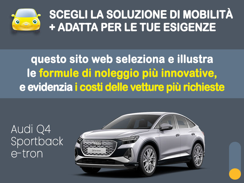 Offerta auto di vari segmenti Come noleggiare una nuova AUDI a lungo termine: guida alle migliori soluzioni noleggio sul mercato, con info e indicazioni   foto 1