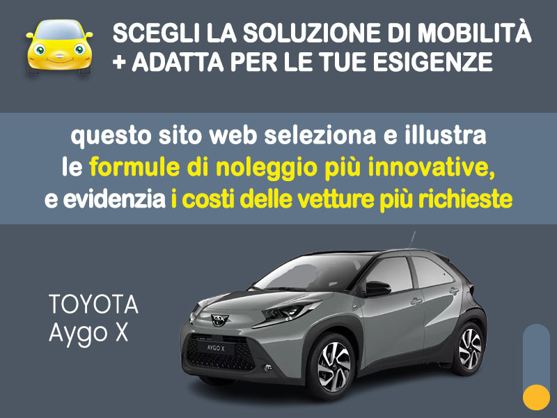 Offerta auto di vari segmenti Come noleggiare una nuova TOYOTA a lungo termine: guida alle migliori soluzioni noleggio sul mercato, con info e indicazioni   foto 1