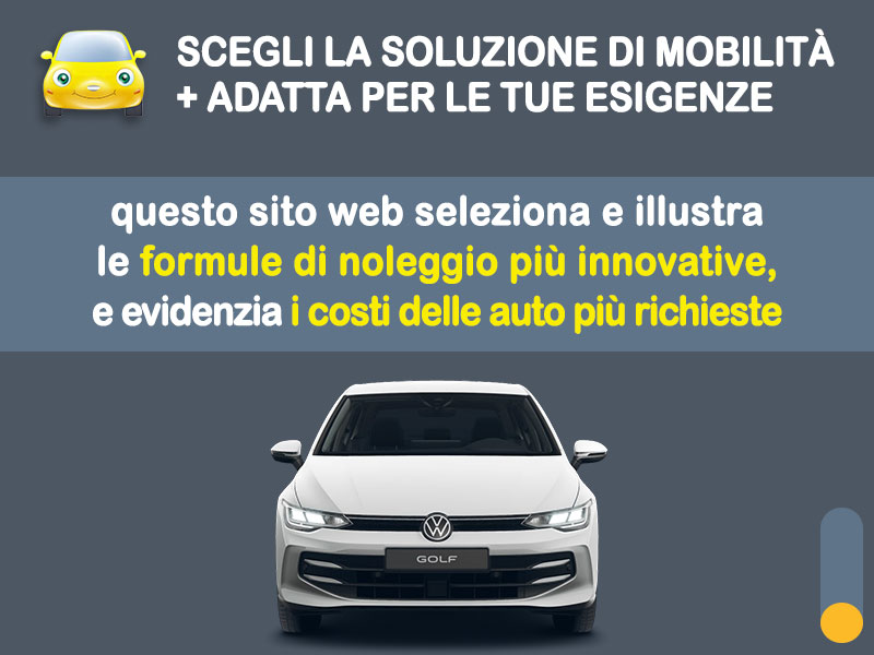 Offerta Berlina VOLKSWAGEN GOLF: come noleggiarla e quanto costa Varie motorizzazioni  foto 1