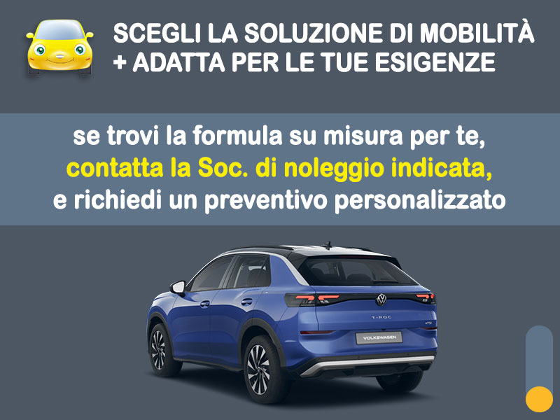 Offerta SUV e CrossOver VOLKSWAGEN T-ROC: come noleggiarla e quanto costa Varie motorizzazioni  foto 3