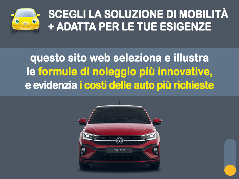 Offerta SUV e CrossOver VOLKSWAGEN TAIGO: come noleggiarla e quanto costa Benzina  foto 1