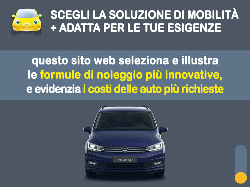 Offerta Monovolume e Multispazio VOLKSWAGEN TOURAN: come noleggiarla e quanto costa Diesel  foto 1
