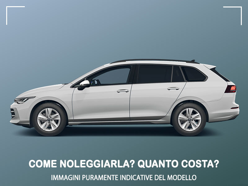 Offerta Station wagon Come noleggiare una nuova VOLKSWAGEN GOLF Variant e quanto costa? Scopriamo la soluzione NOLEGGIO VOLKSWAGEN per Privati e Professionisti Ibrida - benzina (MHEV)  foto 1