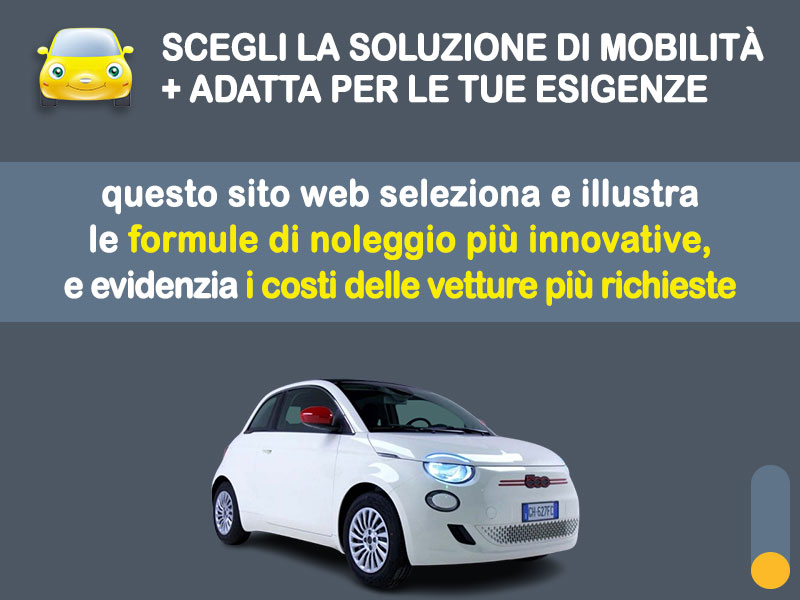 Offerta City car FIAT 500 1.0 Hybrid 70CV (RED): noleggio no scoring - l'offerta RENT TO BUY del broker MT Motors, con possibilità di acquisto a tariffa agevolata Ibrida - benzina (MHEV)  foto 1
