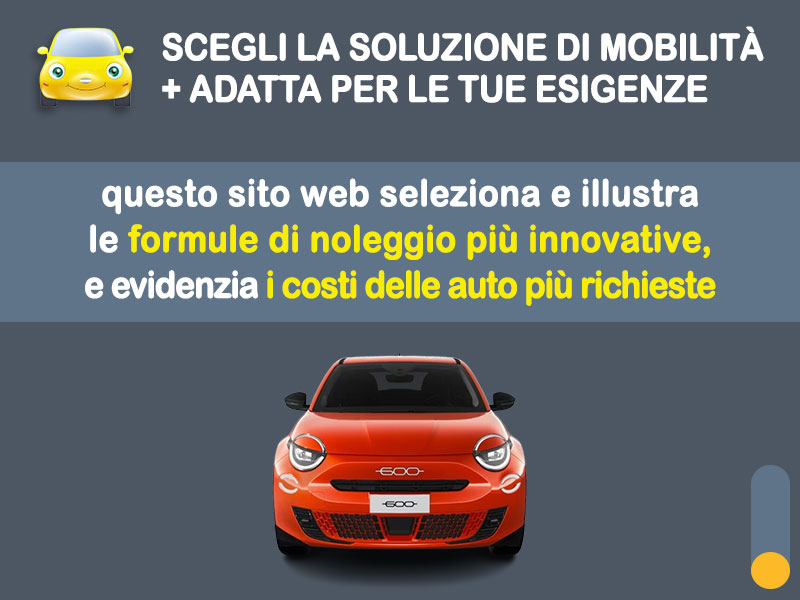Offerta SUV e CrossOver FIAT 600 elettrica: l'offerta noleggio del broker Medicredit Rent con la formula speciale e-MOVE di Leasys Elettrica  foto 1