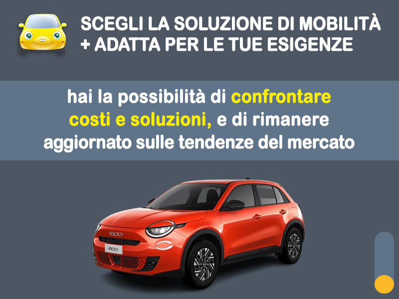 Offerta SUV e CrossOver FIAT 600 elettrica: l'offerta noleggio del broker Medicredit Rent con la formula speciale e-MOVE di Leasys Elettrica  foto 2