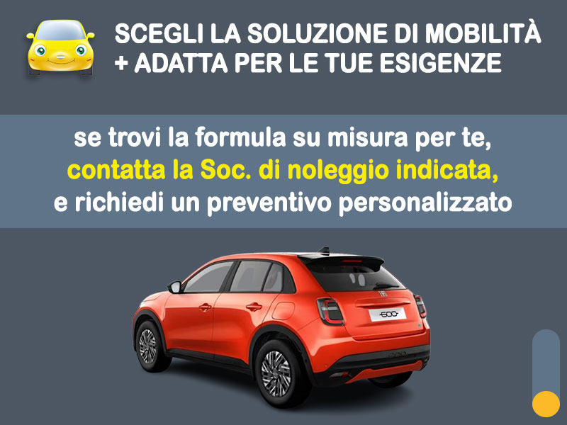 Offerta SUV e CrossOver FIAT 600 elettrica: l'offerta noleggio del broker Medicredit Rent con la formula speciale e-MOVE di Leasys Elettrica  foto 3