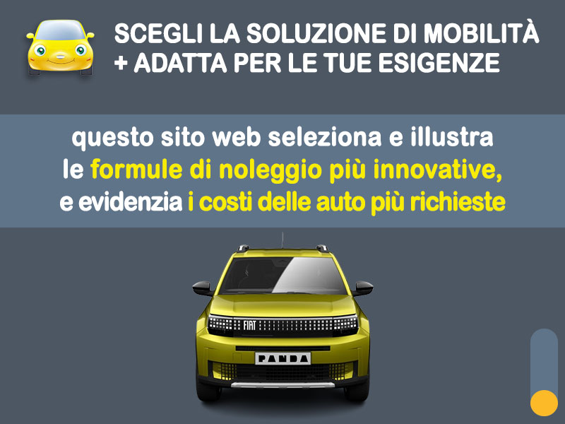Offerta Berlina FIAT GRANDE PANDA elettrica Pop: l'offerta noleggio del broker Medicredit Rent con la formula speciale e-MOVE di Leasys Elettrica  foto 1