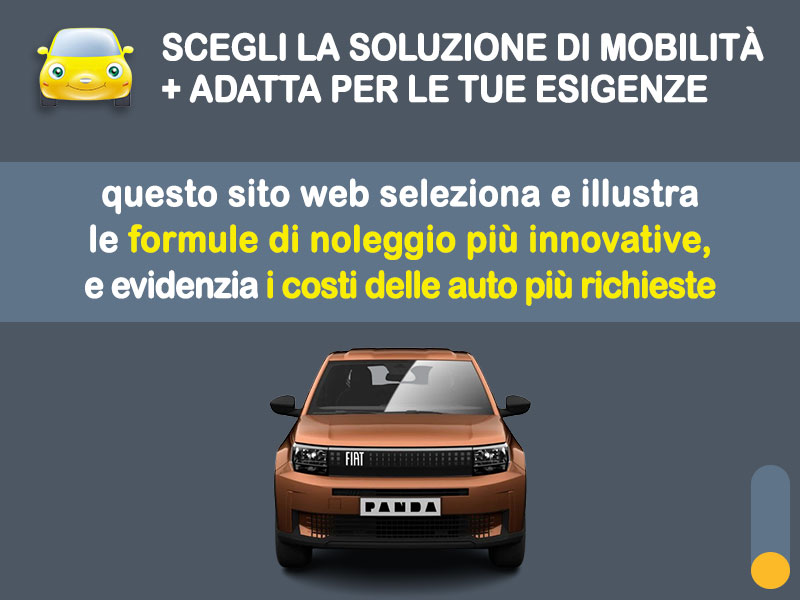 Offerta SUV e CrossOver FIAT GRANDE PANDA elettrica: l'offerta noleggio del broker Medicredit Rent con la formula speciale e-MOVE di Leasys Elettrica  foto 1