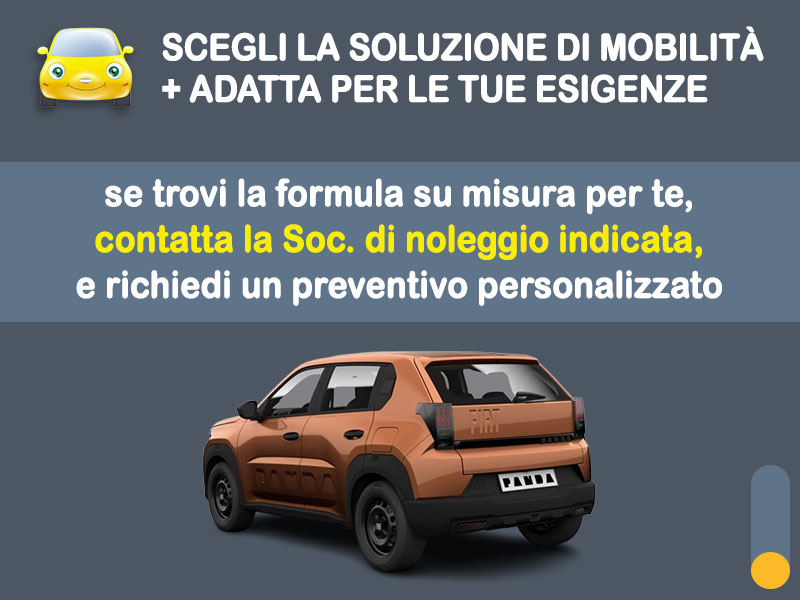 Offerta SUV e CrossOver FIAT GRANDE PANDA elettrica: l'offerta noleggio del broker Medicredit Rent con la formula speciale e-MOVE di Leasys Elettrica  foto 3