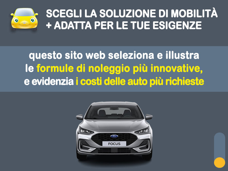 Offerta SUV e CrossOver FORD FOCUS diesel con cambio automatico: noleggio no scoring - l'offerta 