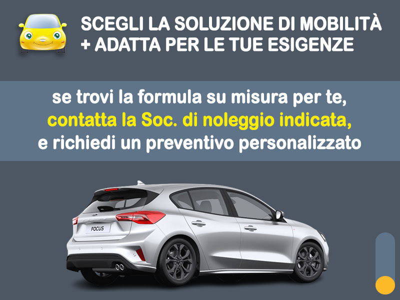 Offerta SUV e CrossOver FORD FOCUS diesel con cambio automatico: noleggio no scoring - l'offerta 