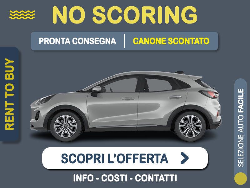 Offerta SUV e CrossOver FORD PUMA EcoBoost Hybrid 125CV automatica Titanium: noleggio no scoring - l'offerta RENT TO BUY del broker MT Motors, con possibilità di acquisto a tariffa agevolata Ibrida - benzina (MHEV)  foto 0