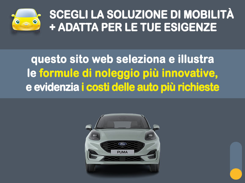 Offerta SUV e CrossOver FORD PUMA EcoBoost Hybrid 125CV ST-Line: noleggio no scoring - l'offerta RENT TO BUY del broker MT Motors, con possibilità di acquisto a tariffa agevolata Ibrida - benzina (MHEV)  foto 1