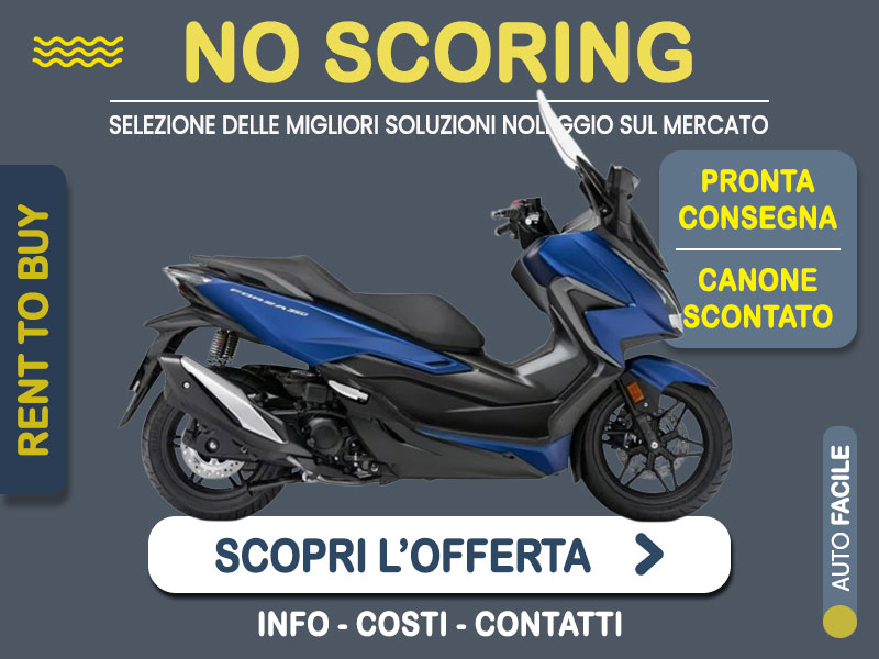 Offerta Scooter HONDA FORZA 350 Deluxe: noleggio no scoring - l'offerta RENT TO BUY del broker MT Motors, con possibilità di acquisto a tariffa agevolata Benzina  foto 0
