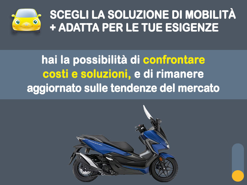 Offerta Scooter HONDA FORZA 350 Deluxe: noleggio no scoring - l'offerta RENT TO BUY del broker MT Motors, con possibilità di acquisto a tariffa agevolata Benzina  foto 2