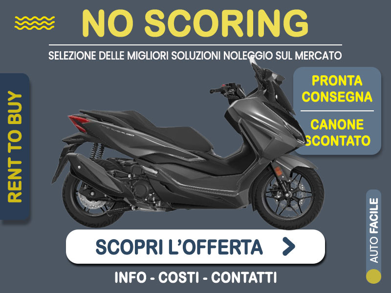 Offerta Scooter HONDA FORZA 350: noleggio no scoring - l'offerta RENT TO BUY del broker MT Motors, con possibilità di acquisto a tariffa agevolata Benzina  foto 0