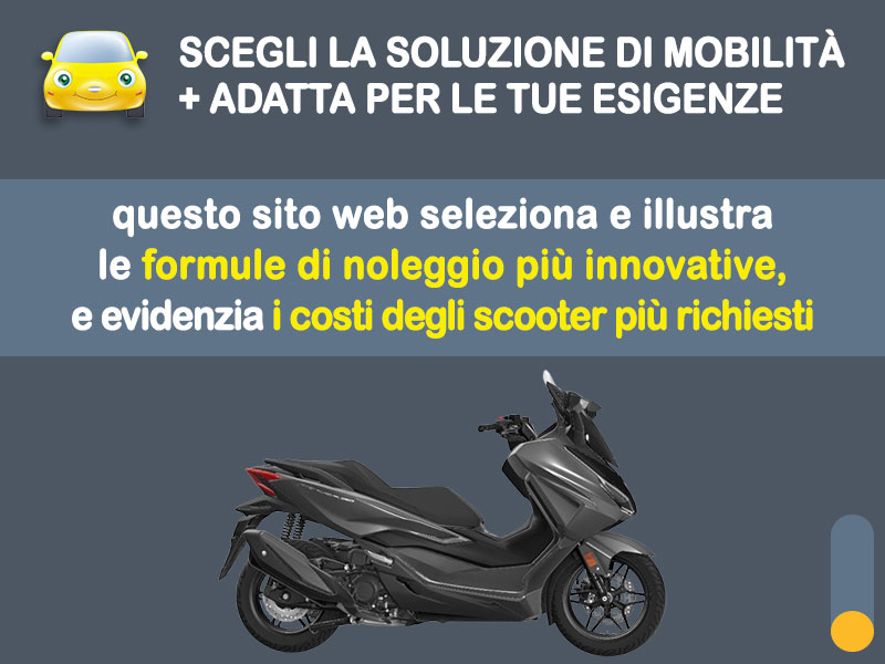 Offerta Scooter HONDA FORZA 350: noleggio no scoring - l'offerta RENT TO BUY del broker MT Motors, con possibilità di acquisto a tariffa agevolata Benzina  foto 1