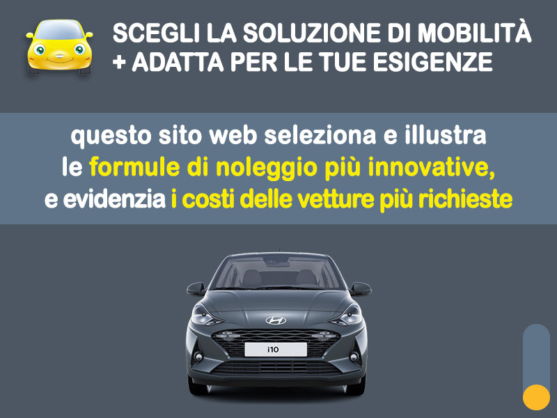 Offerta City car HYUNDAI i10 67CV Advanced: noleggio no scoring - l'offerta RENT TO BUY del broker MT Motors, con possibilità di acquisto a tariffa agevolata Benzina  foto 1