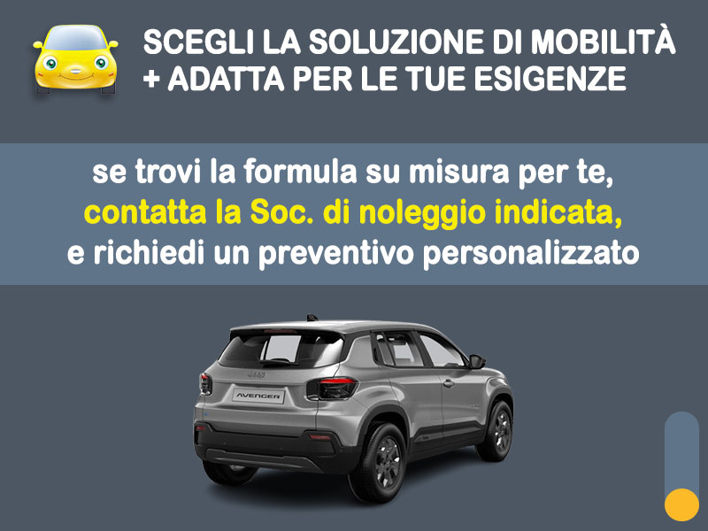 Offerta SUV e CrossOver JEEP AVENGER elettrica Longitude: l'offerta noleggio del broker Medicredit Rent con la formula speciale e-MOVE di Leasys Elettrica  foto 3