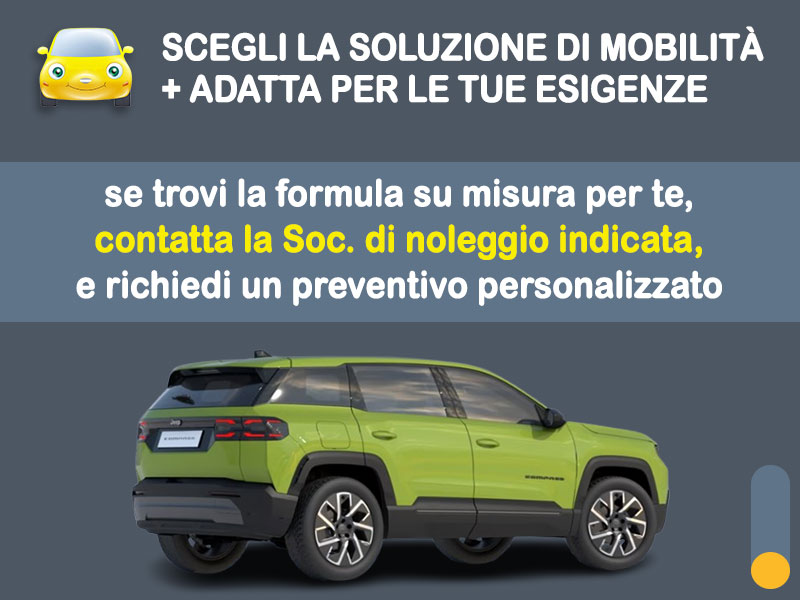 Offerta SUV e CrossOver JEEP COMPASS elettrica Altitude: l'offerta noleggio del broker Medicredit Rent con la formula speciale e-MOVE di Leasys Elettrica  foto 3
