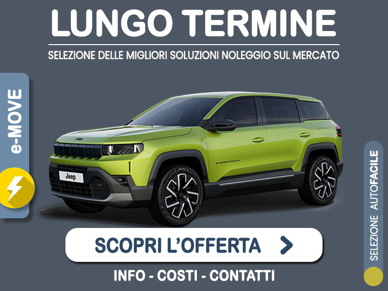 Offerta SUV e CrossOver JEEP COMPASS elettrica Altitude: l'offerta noleggio del broker Medicredit Rent con la formula speciale e-MOVE di Leasys Elettrica  foto 0