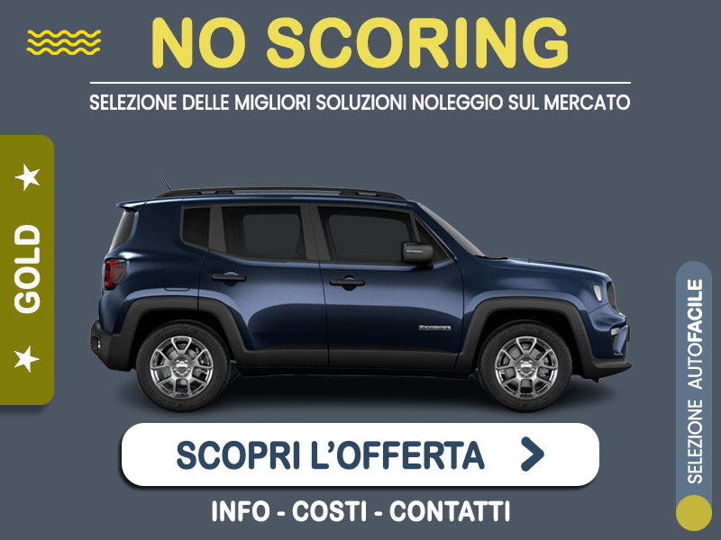 Offerta SUV e CrossOver JEEP RENEGADE e-Hybrid cambio automatico: noleggio no scoring - l'offerta 