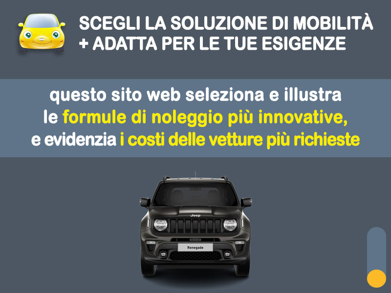 Offerta SUV e CrossOver JEEP RENEGADE 1.6 Mjt 130 CV Limited: noleggio no scoring - l'offerta RENT TO BUY del broker MT Motors, con possibilità di acquisto a tariffa agevolata Diesel  foto 1