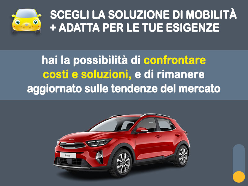 Offerta SUV e CrossOver KIA STONIC MHEV con cambio automatico: noleggio no scoring - l'offerta 