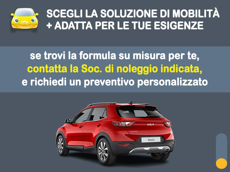 Offerta SUV e CrossOver KIA STONIC MHEV con cambio automatico: noleggio no scoring - l'offerta 