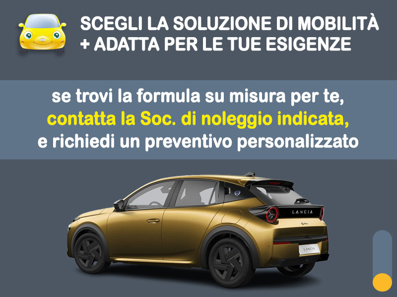 Offerta Berlina LANCIA YPSILON Elettrica: l'offerta noleggio del broker Medicredit Rent con la formula speciale e-MOVE di Leasys Elettrica  foto 3