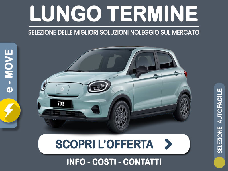 Offerta City car LEAPMOTOR T03 - City car elettrica: l'offerta noleggio del broker Medicredit Rent con la formula speciale e-MOVE di Leasys Elettrica  foto 0