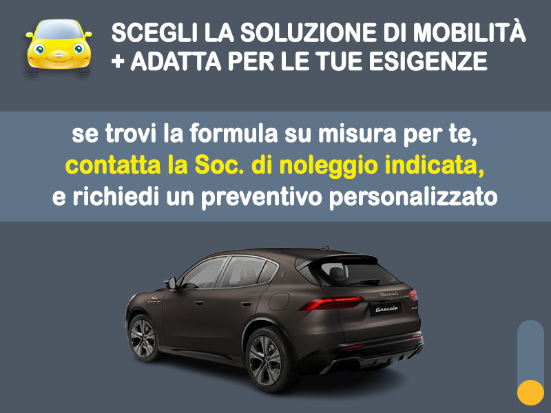 Offerta SUV e CrossOver MASERATI GRECALE Folgore Q4 auto - SUV elettrico di lusso: l'offerta noleggio del broker Medicredit Rent con la formula speciale e-MOVE di Leasys Elettrica  foto 3