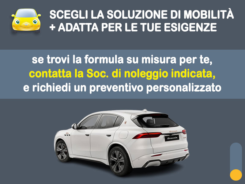 Offerta SUV e CrossOver MASERATI GRECALE elettrica 410kW Folgore Q4 auto: l'offerta noleggio del broker Medicredit Rent con la formula speciale e-MOVE di Leasys Elettrica  foto 3