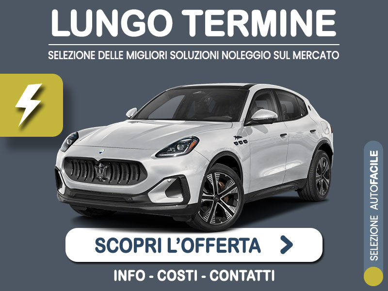 Offerta SUV e CrossOver MASERATI GRECALE elettrica 410kW Folgore Q4 auto: l'offerta noleggio del broker Medicredit Rent con la formula speciale e-MOVE di Leasys Elettrica  foto 0
