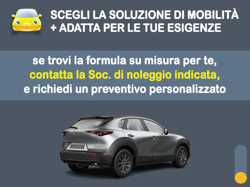 Offerta SUV e CrossOver MAZDA X-30 122CV Homura: noleggio no scoring - l'offerta RENT TO BUY del broker MT Motors, con possibilità di acquisto a tariffa agevolata Ibrida - benzina (MHEV)  foto 3