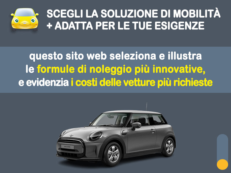 Offerta Berlina MINI Cooper 3 porte: noleggio no scoring - l'offerta RENT TO BUY del broker MT Motors, con possibilità di acquisto a tariffa agevolata Benzina  foto 1