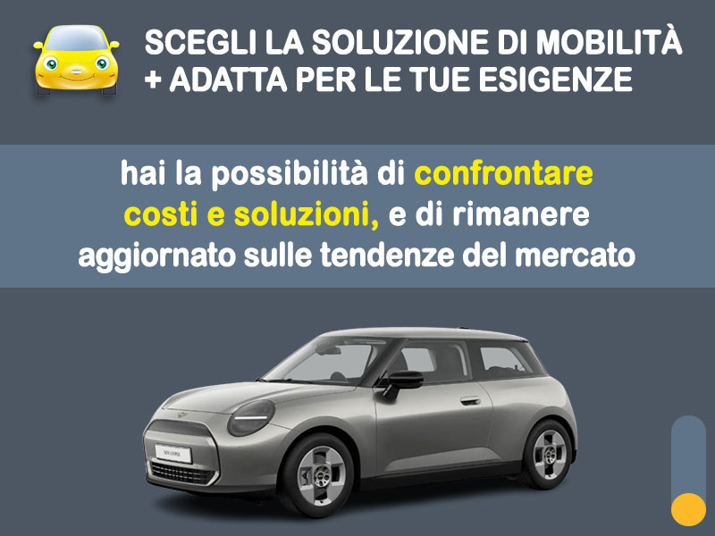 Offerta City car MINI COOPER All-Electric: noleggio no scoring - l'offerta 