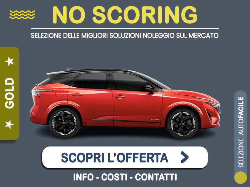 Offerta SUV e CrossOver NISSAN QASHQAI MHEV: noleggio no scoring - l'offerta 