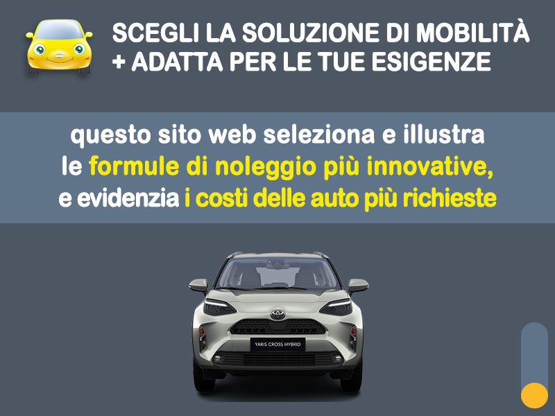 Offerta SUV e CrossOver Noleggio no scoring TOYOTA YARIS CROSS Hybrid e-CVT Active: l'offerta RENT TO BUY 2026 del broker MT Motors, con possibilità di acquisto a tariffa agevolata Full Hybrid  foto 1